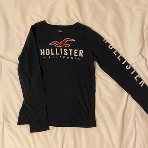 Hollister Logo Slim Long Sleeve Tee